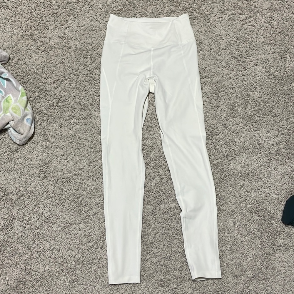 Girlfriend collective #4007 ivory compressive legging